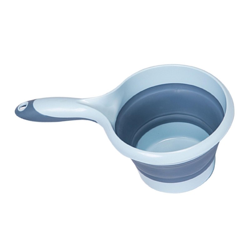 Collapsible Scoop Cup, Folding Water Ladle Multifunctional for Bathroom (Sky