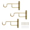 Ilyapa 3 Pack Metal Wall Plant Hangers - 7 Inch