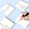 Transparent Sticky Notes 300pcs, 3 Sizes Clear Post It Notes,