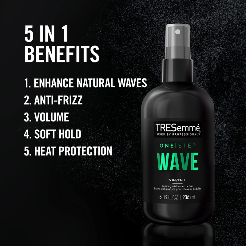 TRESemmé One Step 5-in-1 Leave-In Hair Styling Mist for Wavy