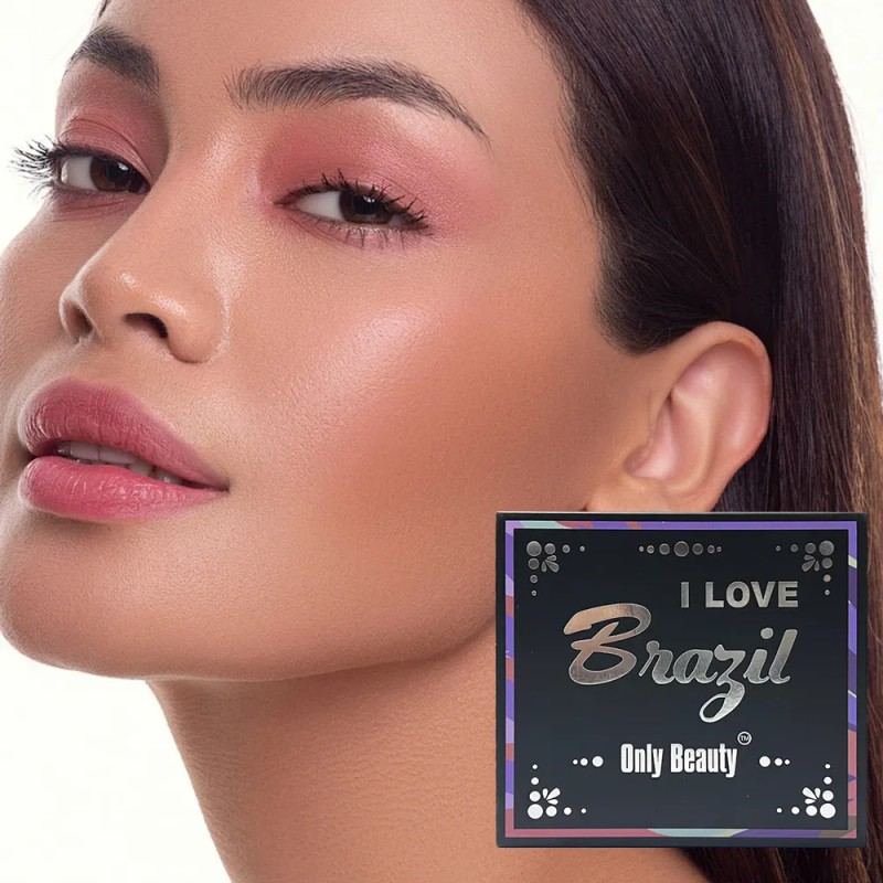 Rubor En Polvo Sheglam Para Rostro, Acabado Natural Rojo