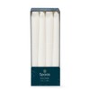 Spaas Candele da cena coniche, 8 ore, colore bianco, 8