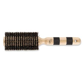 Dannyco Professional Oakwood Handle Circular Brush With 100% Pre-Softened Natural Boar Bristles Large, 1 Count