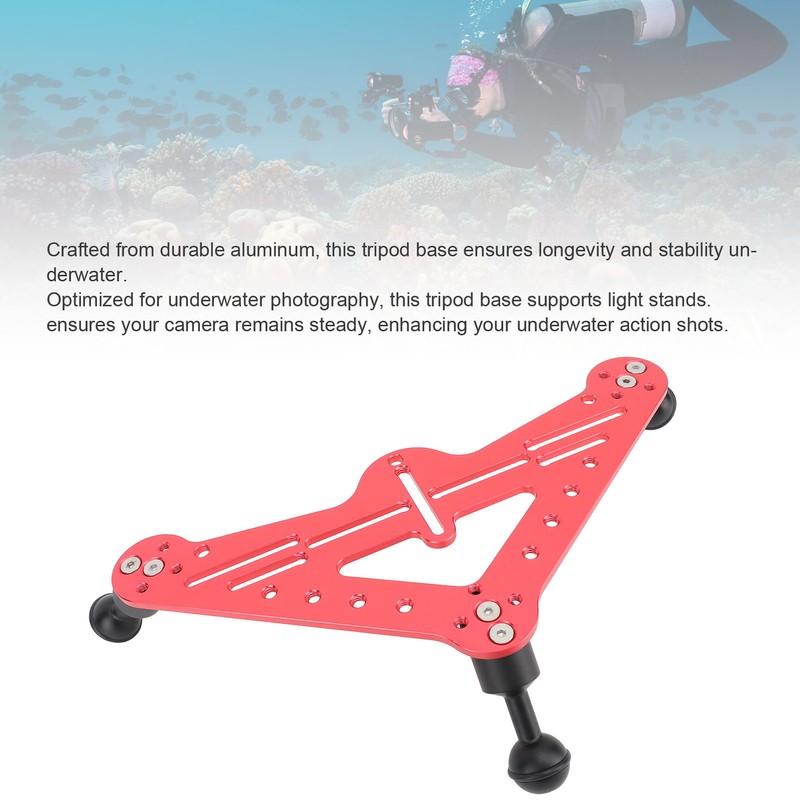Diving Tray Rig Video Triangular Stabilizer Tripod Base Bracket SLR