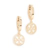 Tory Burch Women's Miller Huggie Hoop Earrings, Tory Gold, One