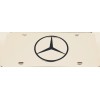 BLVD MERCEDES Mirror License Plate Auto Tag Laser Cut Inlaid