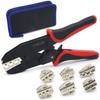 CINLIN Ratcheting Wire Crimping Tools Set,For Heat Shrink Terminals, Non-Insulated,