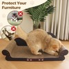 ComSaf Large Cat Scratcher Bed - 26" Cat Scratching Board