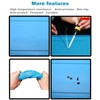 Premium Heat Resistant 932°F Silicone Soldering Mat, Large Anti Static