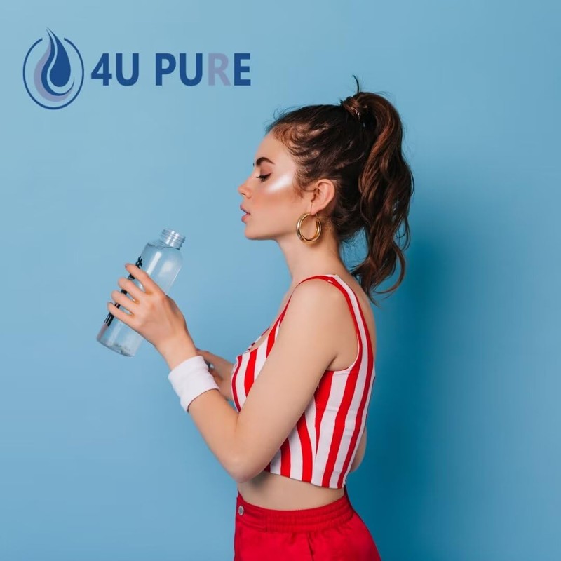 4U PURE Compatible with WF3CB Refrigerator Water Filter, Replacement for