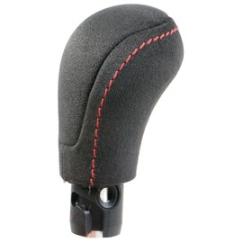 JKSXIX Factory Suede Shift Knob Red Stitching Suede Black Red for Chevy for Camaro 2012-2015 Center Console 24261463
