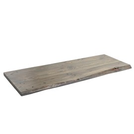 PIPE DECOR Restore Wood for Console Table Top or Bench 48 in. x 16 in. x 1.25 in. Reclaimed Ponderosa Pine Wood in Riverstone Grey