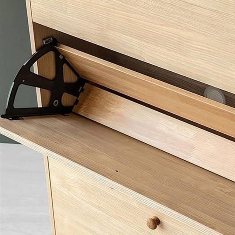 4 Pcs Shoe Cabinet Hinge Plastic Turn Drawer Hinge Turing