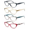HAPJOYS Cat Eye Reading Glasses Women Blue Light Blocking Ladies