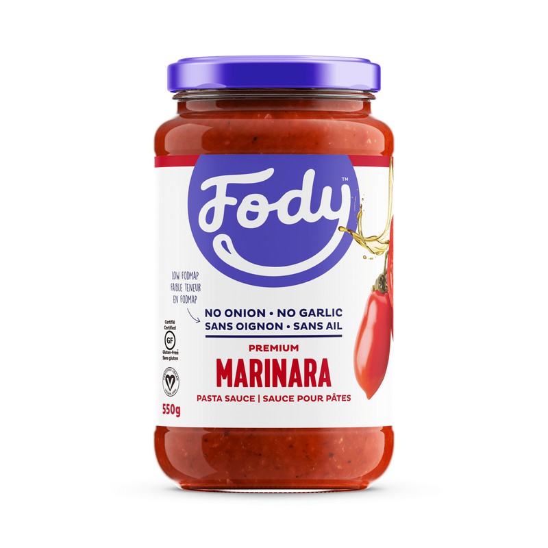 Fody Gut-Friendly Premium Pasta Sauce 550g, Arrabbiata