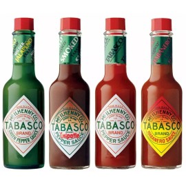 TABASCO 5 oz Bottle Hot Sauce (select flavor below) - Chipotle Pepper
