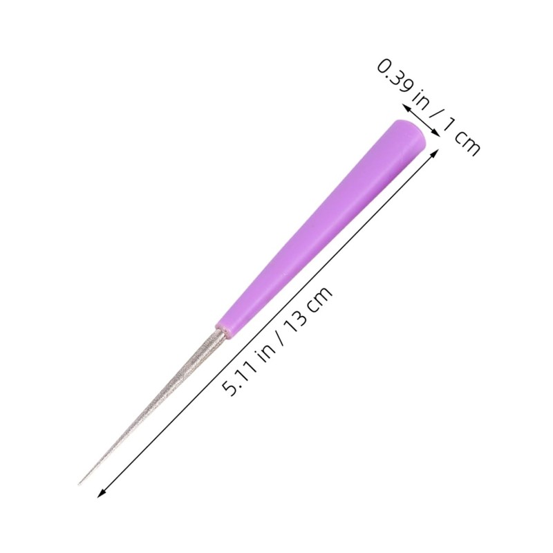 jojofuny 4pcs Bead Reamer Tool for Jewelry Making Crafting Hand