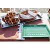 Boston International Serving Tray Football Party Ceramic Condiment Server Platter