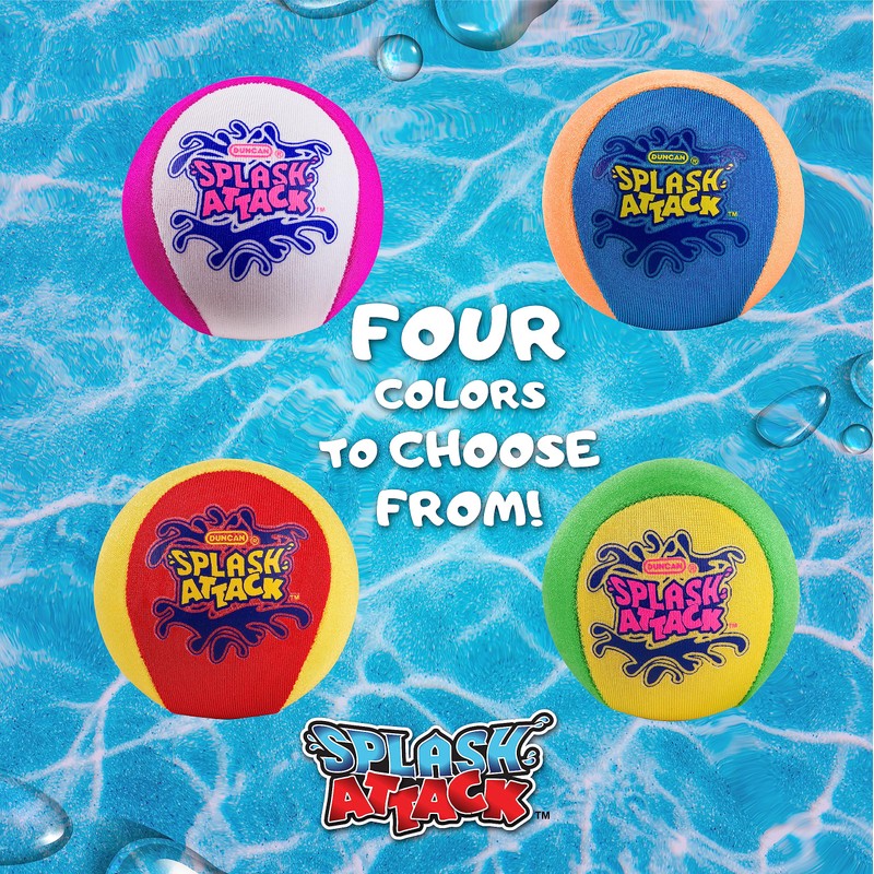 Duncan Toys Splash Attack Water Skipping Ball, Varying Colors