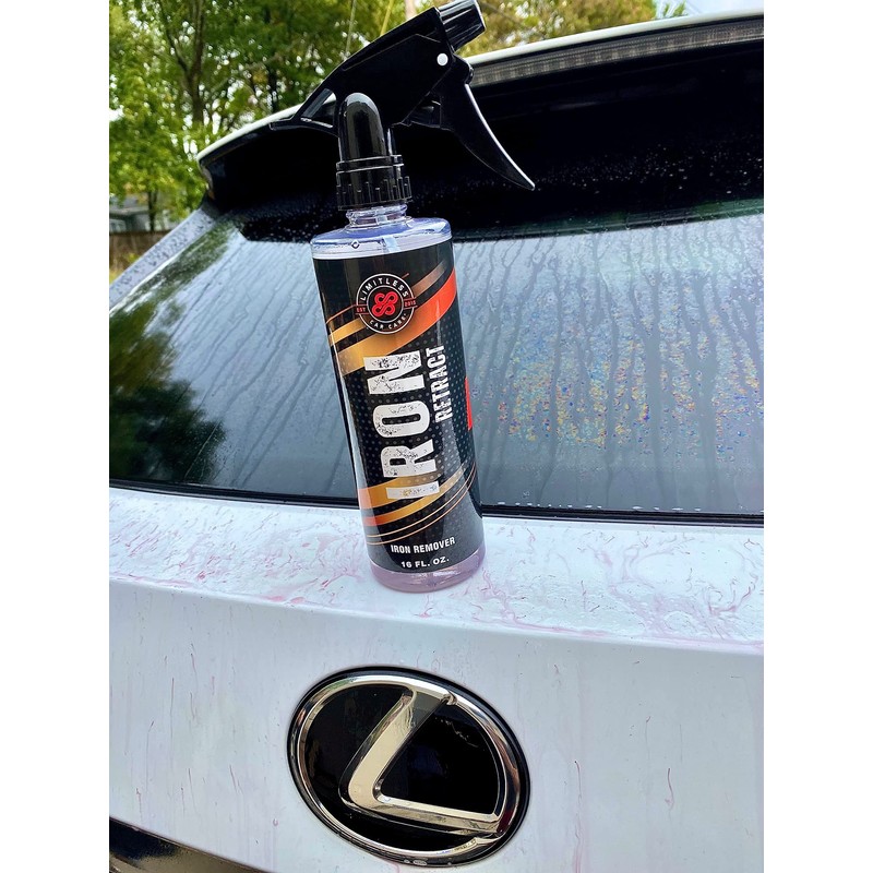 LimitlessCarCare IRON Retract-Iron Out Fallout Rust Remover Spray for Car