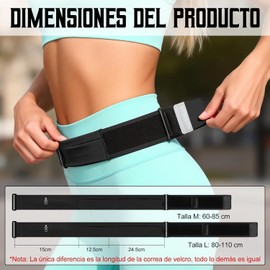 LISAPRO Cangurera para Correr con Botella de Agua 330ml, Cangurera Deportiva Ajustable, Impermeable Riñonera, Riñonera para Correr para Mujeres y Hombres, para Ciclismo, Gimnasio (Negro, 80-110cm)