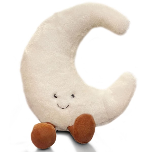 MiGfong Moon Plush Toy, Moon Stuffed Animal Soft Stuff Plushies