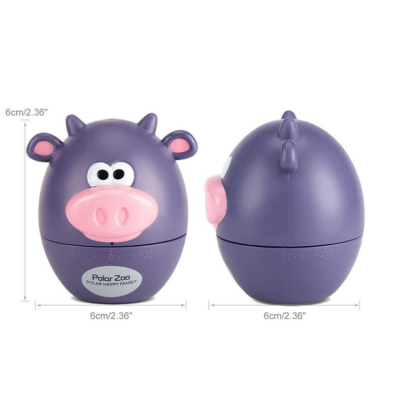 Cute Cartoon Kitchen Timer Mini Animal Timer Countdown Cooking Supplies