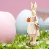 PlentifulHome Easter Bunny Decor Rabbit & Egg, Polyresin Standing Cute