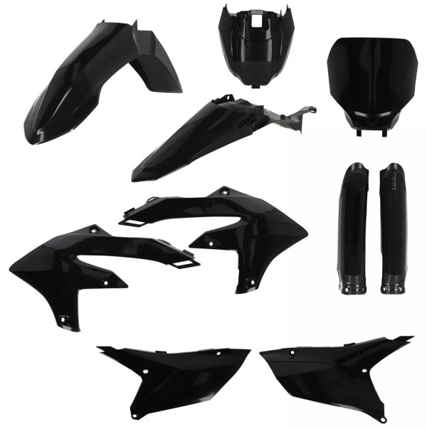 Acerbis Complete Plastic Kit Set Black Fits YAMAHA YZ450F 2023