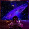 Psyhilar Blacklight Posters for Adults and Teens, Space Galaxy Backdrop