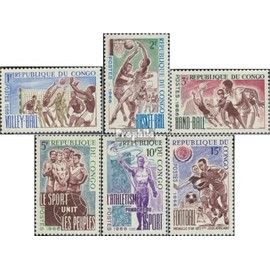 Kongo (Brazzaville) 96-101 (complete.issue.) unmounted mint/never hinged ** MNH 1966 Sports (Stamps for collectors) Sports Other