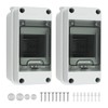 MaxEarn Pack of 2 Surface-Mounted Distribution Boxes, IP65 Waterproof Fuse