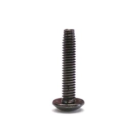 [M4x20] Tap Type Screws, S Type, Truss Head, Trivalent Black (10 pieces)