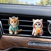 2D Cute Cat Car Air Freshener Vent Clip for Car