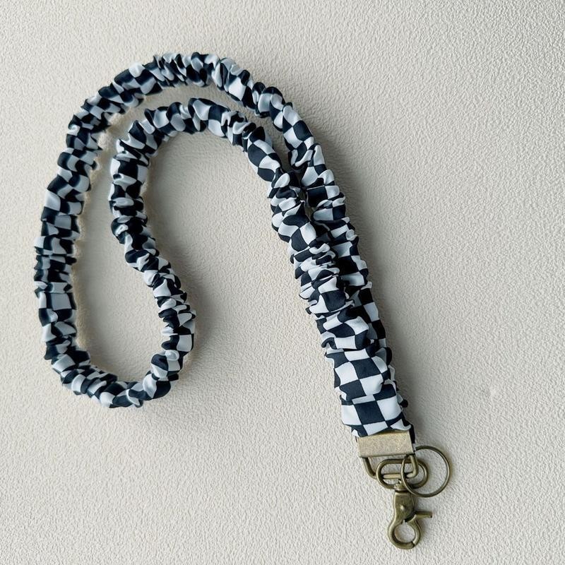 Stretchy Scrunchie Lanyard for ID Badges & Keys - Durable