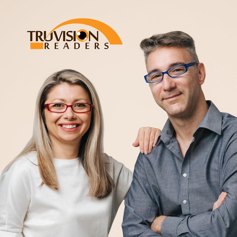 TruVision Readers Reading Glasses - 9503H - 1- Blue-2.50