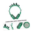 SHOWERORO Over Ear Headphone with Microphone Adorable Dinosaur Design Volume