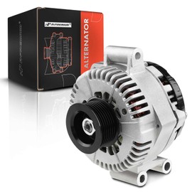 A-Premium Alternator Compatible with Ford F250 F350 F450 F550 Super Duty 2008-2010, V8 6.4L, 12V 120Amp Clockwise 8-Groove Pulley, Replace# 7C3T10300CA, 400-14127