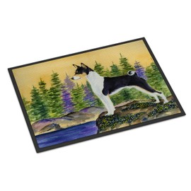 Caroline's Treasures SS8201MAT Basenji Indoor Outdoor Doormat, 18" x 27", Multicolor