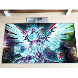 New Mlikemat Playmat Galaxy-Eyes Photon Dragon TCG CCG OCG Trading Card Game Mat Table Mat with Zones + Free Bag (YG001-092-A)