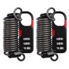 YAODHAOD Luggage Lock,TSA Approved Travel Lock,3 Digit Combination Padlock Spring