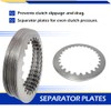 GOLKNHA Clutch & Gasket Kit Compatible with Yamaha YZF R6