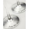 Cypress Home Beautiful Wedding Champagne Flute Gift Set - 2