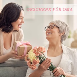 Niyewsor Oma Geschenk, Herzförmiges Acryl-Plakette Dekoration, Geschenke für Oma, Geschenk Oma Geburtstag Personalisiert, Geburtstagsgeschenk Muttertagsgeschenke Oma