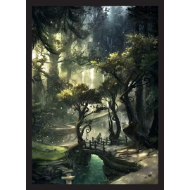 MTG Sleeves 50 MTG Standard Card Sleeves Deck Protector - Forest Journey