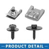 A ABSOPRO Engine Undertray Clips Screws Under Cover Splashguard (Set
