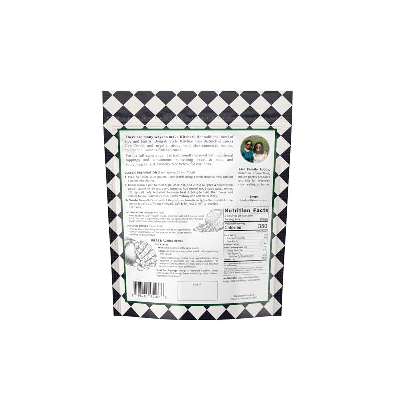 JFF Dry Kit (Bengali Kitchari)