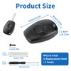 2-Button Remote Control Shell Compatible with Renault Dacia Duster Twingo