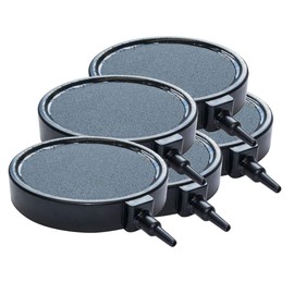 Pisces Pack of 2 100mm x 19mm Round Pond and Aquarium Air Stone Disc