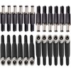 RUNCCI-YUN Pack of 24 Hollow Plugs 5.5 x 2.5 mm